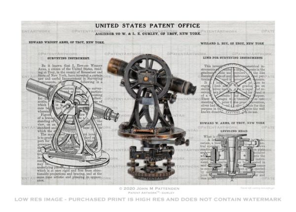 Transit Gurley Patent Artwork Print